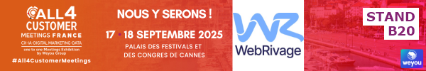 Webrivage au salon All4Customer Meetings 2025